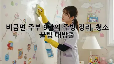 ✨비금면 주부 9단의 주방 정리 & 청소 꿀팁 대방출!✨